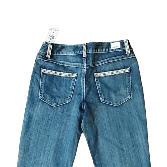 Inc regular fit boot leg denim jeans size 6 new condition - Picture 2 of 8